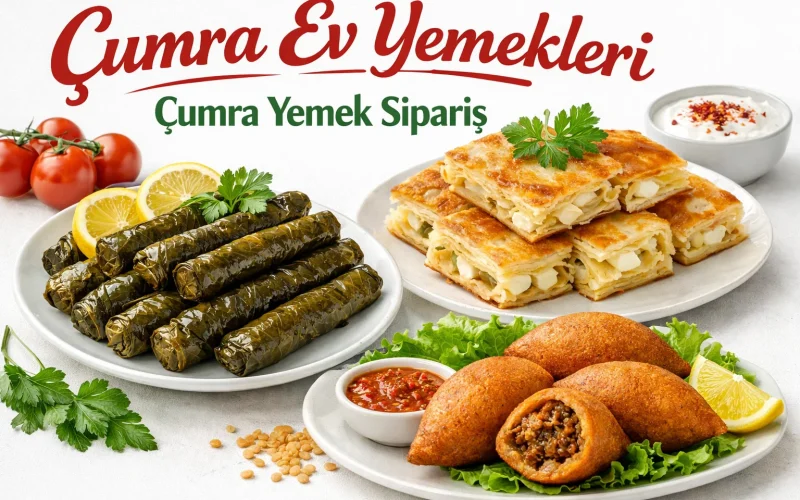 Çumra’da ev yapımı, doğal ve katkısız yemekleri ayağınıza kadar getiriyoruz. Hem de gerçekten “anne yemeği” tadında!